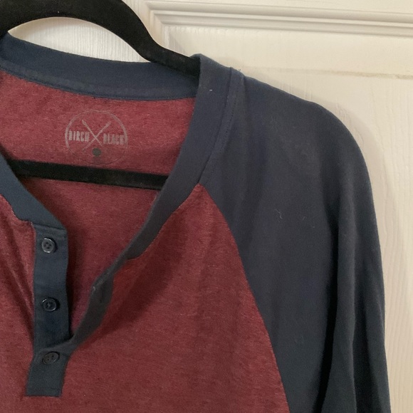 3/4 Sleeve Henley Tee Shirt Lot (2) XXL - Picture 3 of 7